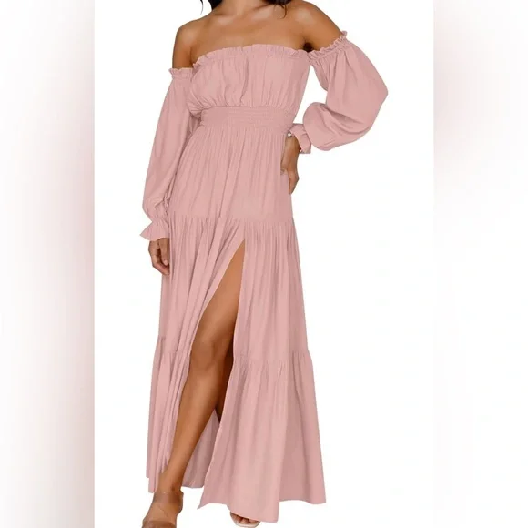 navy maxi dress bridesmaid Blue Chiffon V-Neck Sleeveless Dark Blue / 10 This dress works perfectly White Fox Little Star Size:S / Shoulder: 16.1